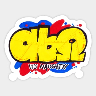 alpha/beta/omega Sticker